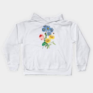 Bee-utiful Flowers Kids Hoodie